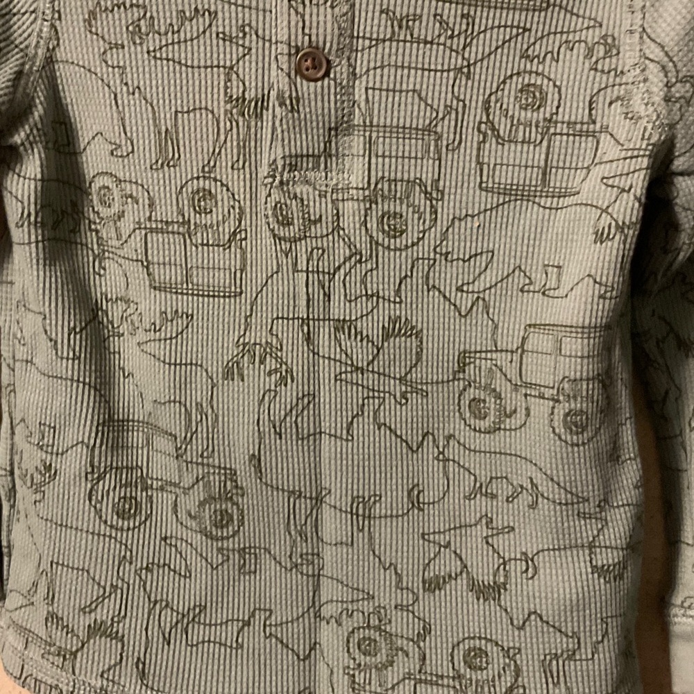 Garanimals Kids Pajama Set in Soft Green - Picture 2 of 9